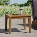 Hampton Wood Side Table Natural Wood