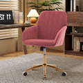 Ty Office Chair Rose Red Velvet