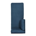 Chaise Lounge Navy Blue Fabric