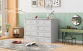 Queen Murphy Bed With Large Drawers,White Queen White Plywood