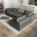 Modern Upholstered Sectional Sofa Couch Set,Modular 108