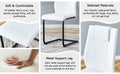 Table And Chair Set.Modern Rectangular Glass Dining Table With 0.39