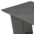 6 Piece Retro Dining Set, 1 Rectangular Table With Stable Trapezoidal Table Base And 4 Upholstered Chairs And 1 Bench For Dining Room And Kitchen Gray Gray Solid Wood Mdf