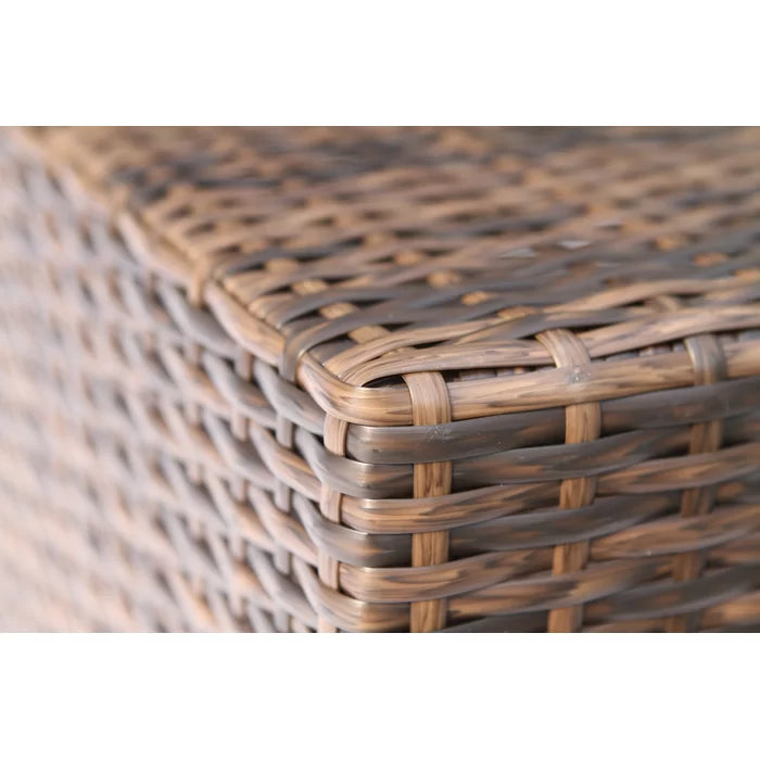 Armless Fully Assembled Patio Chair With Cushions Yes Sectional Brown Rust Resistant Frame Stain Resistant Cushions Garden & Outdoor Modern Sofa Seating Groups Foam Wicker