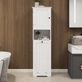 One Compartment One Door Tilt Out Laundry Sorter Cabinet White White Mdf