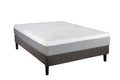 Full Size Cypress 10'' Medium Cooling Gel Memory Edge Support Pocket Spring Removable Cover Hybrid Mattress White Gray Foam Spring Full