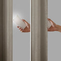 Twist Tab Total Blackout Window Curtain Panel Only 1 Pc Panel Pewter Polyester