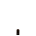 Prism Brassed Gold Led Floor Lamp With On Off Switch Faux Marble Base Black,Gold,Marble Table&Floor Lamps Faux Marble,Metal