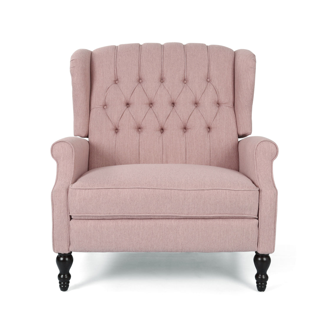 One And Half Seater Recliner Blush Fabric