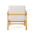 Club Chair Ivory Fabric