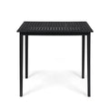 Outdoor Minimalist Acacia Wood Rectangle Bar Table Dark Gray Dark Gray Garden & Outdoor Minimalist Acacia Wood