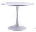 Table Top Only White Stone Round Dining Table White Sintered Stone