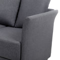 Modern Detachable Sofa 3 Seater Sofa Couches With Metal Frame For Living Room Apartment Bedroom,Linen,Dark Gray Dark Gray Linen 3 Seat