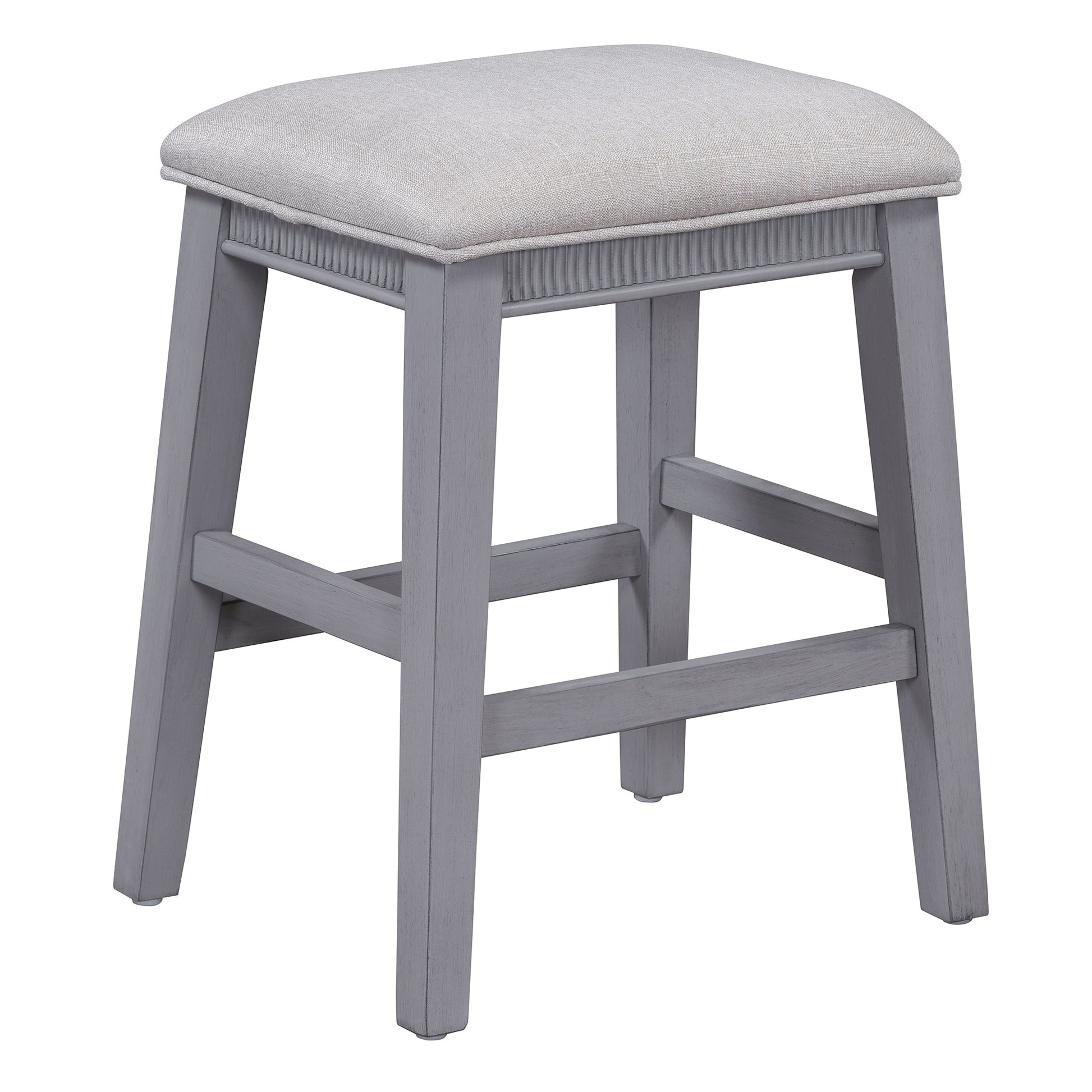 4 Piece Dining Table Set For 3, Retro Kitchen Table And Chairs Set With 3 Storage Drawers, Ideal For Small Spaces Gray Gray Mdf,Rubber Wood