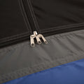 Outsunny 12Ft Camping Tent 6 7 Person 4 Season With 8 Mesh Windows, Outdoor Teepee Tent With Waterproof Material For Family And Friends Camping Blue Polyester