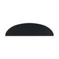 Distinctive Features Of Pine Veneer Console Table With Vertical Stripe Drawer Fronts And Four Legs Black Primary Living Space Minimalist Mdf