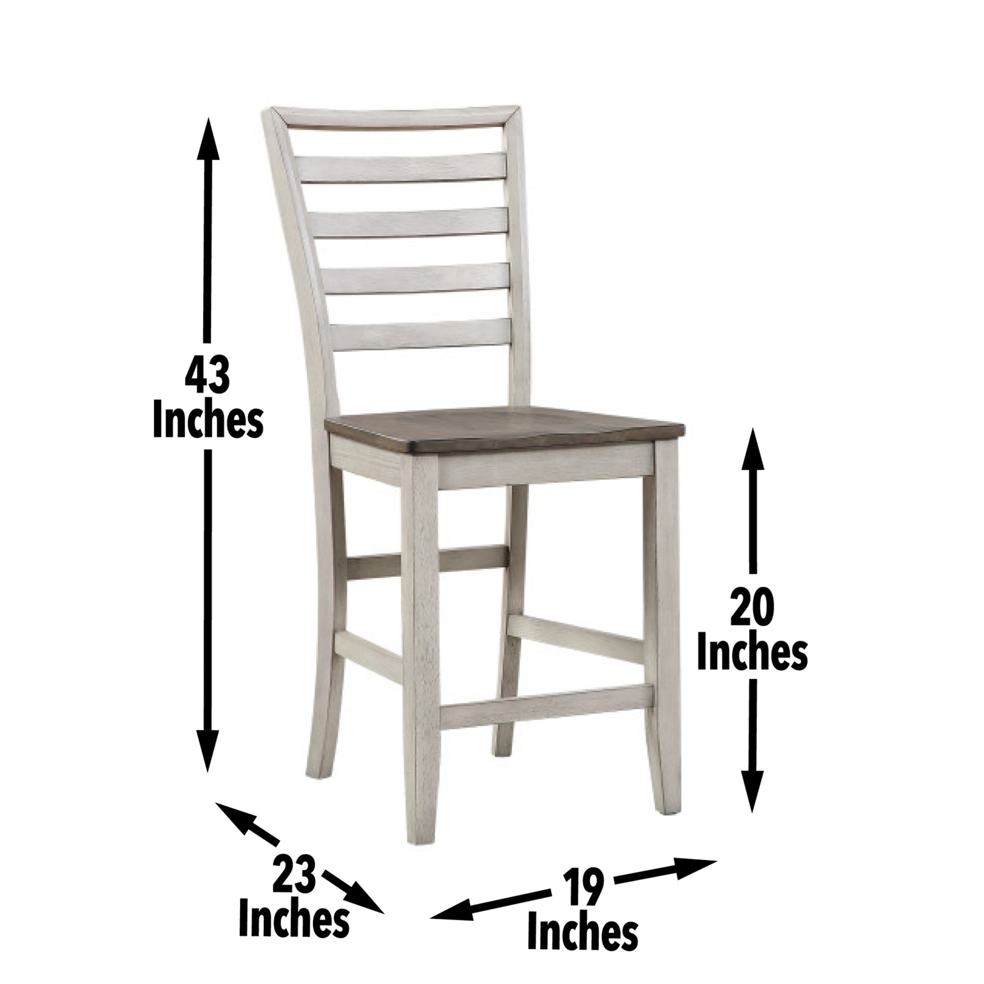 Abacus 5 Piece Dining Set With Drop Leaf Counter Height Table Smoke Grey Smoke Grey Wood