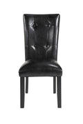 Sterling 7 Piece Dining Set Black Black Wood