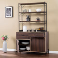 Attingham Kitchen Storage Shelf Brown Mdf