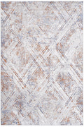 6X9 Beige Geometric Non Shedding Living Room Bedroom Dining Home Office Stylish And Stain Resistant Area Rug Beige Polyester