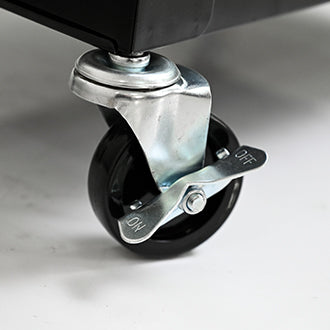 High Capacity Rolling Tool Chest With Wheels And Drawers, 6 Drawer Tool Storage Cabinet Black Black Steel