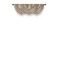 Faux Silk Waterfall Embellished Valance Champagne 38X46