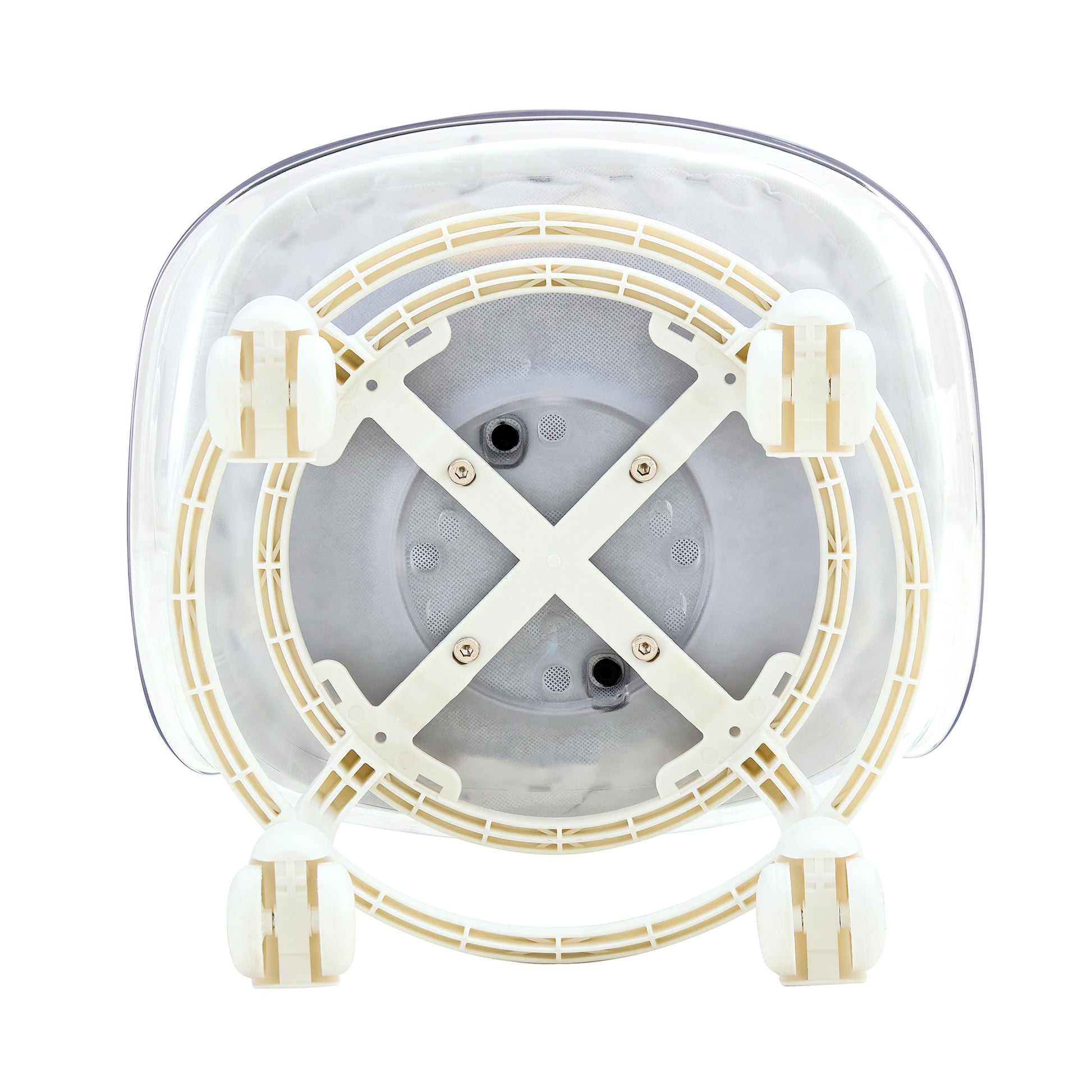 The Small And Cute White Chair With Silky Pulleys Can Move Freely, Which Is Suitable For Use In Various Scenes, And Is A Good Choice For Fashion Style. White Pet