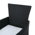 Malta Dining Chair Set Of 2 Black Wicker