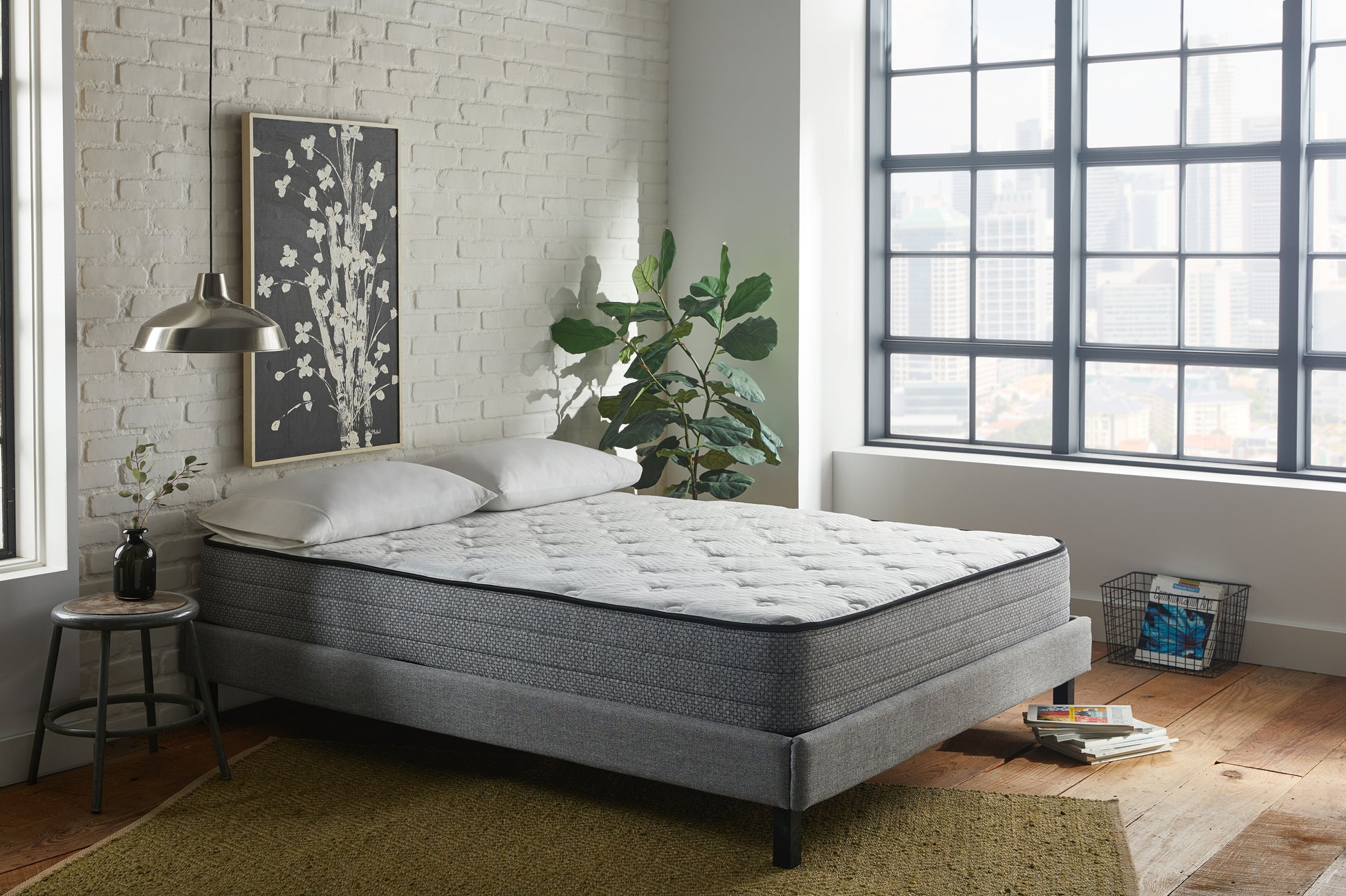 10" Cal King Mattress With Gel Memory Foam 884 Pocketed Coil White Gray Memory Foam And Polyurethane Foam Fabric California King