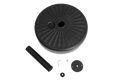 Umbrella Base Black Plastic