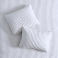 3 Piece Quilt Set White King Cal King King White Cotton
