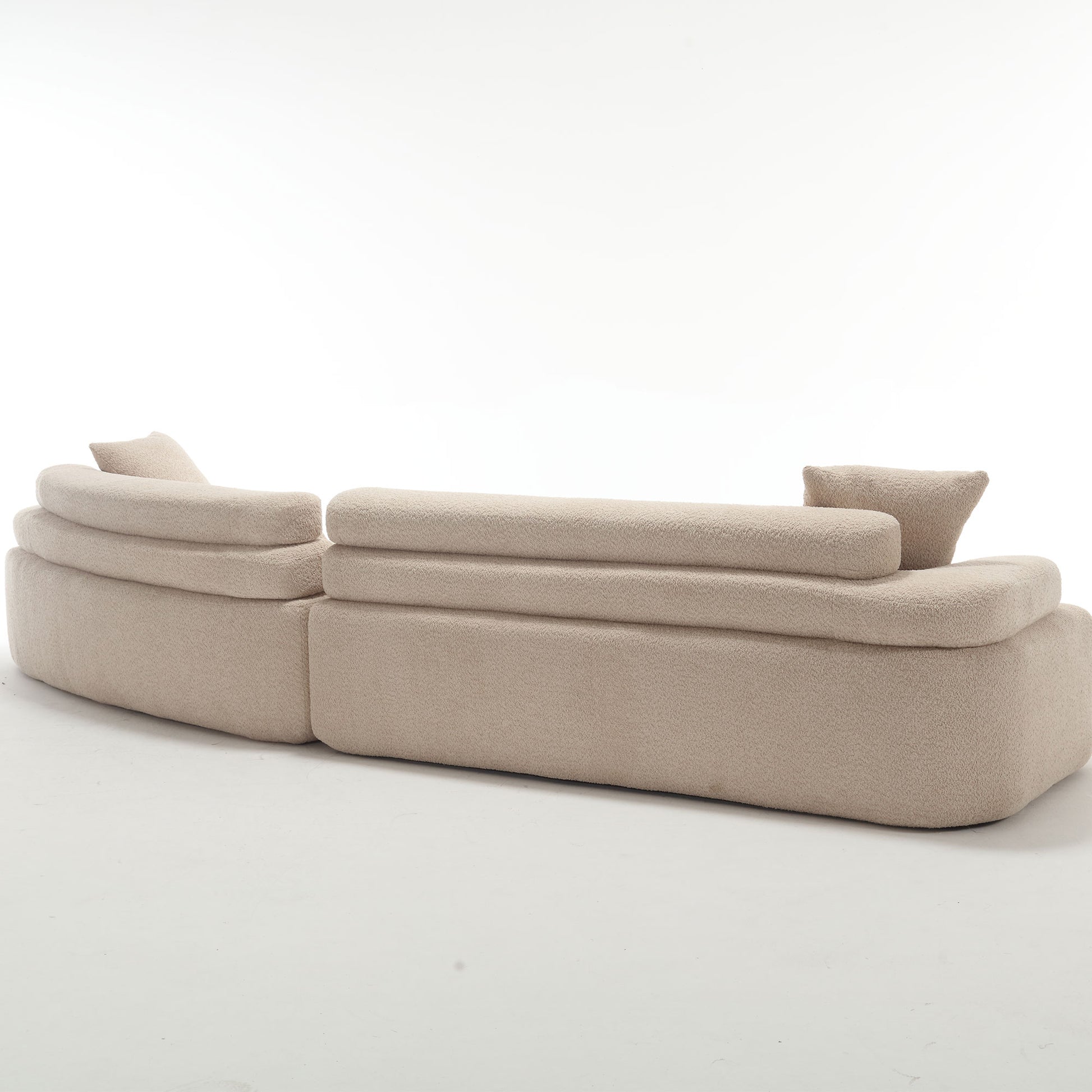Unique Modeling Design,Upholstered Indoor Furniture,Foam Filled Sleeper Sofa Bed For Living Room,Bedroom,3 Colors Khaki Primary Living Space Modern Foam Polyester 4 Seat