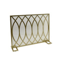 Fire Screen Gold Iron