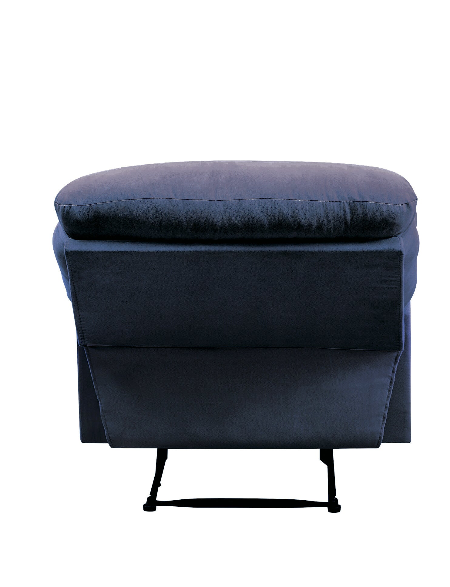 Blue Recliner With Pillow Top Arm Blue Manual Handle Metal Primary Living Space Tight Back Handle Pillow Top Arms Fabric Metal