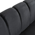 Miranda Velvet 3 Seater Sofa Black Velvet