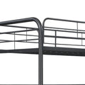 Furniture Triple Bunk Bed, Twin Twin Twin, Black Twin Black Metal