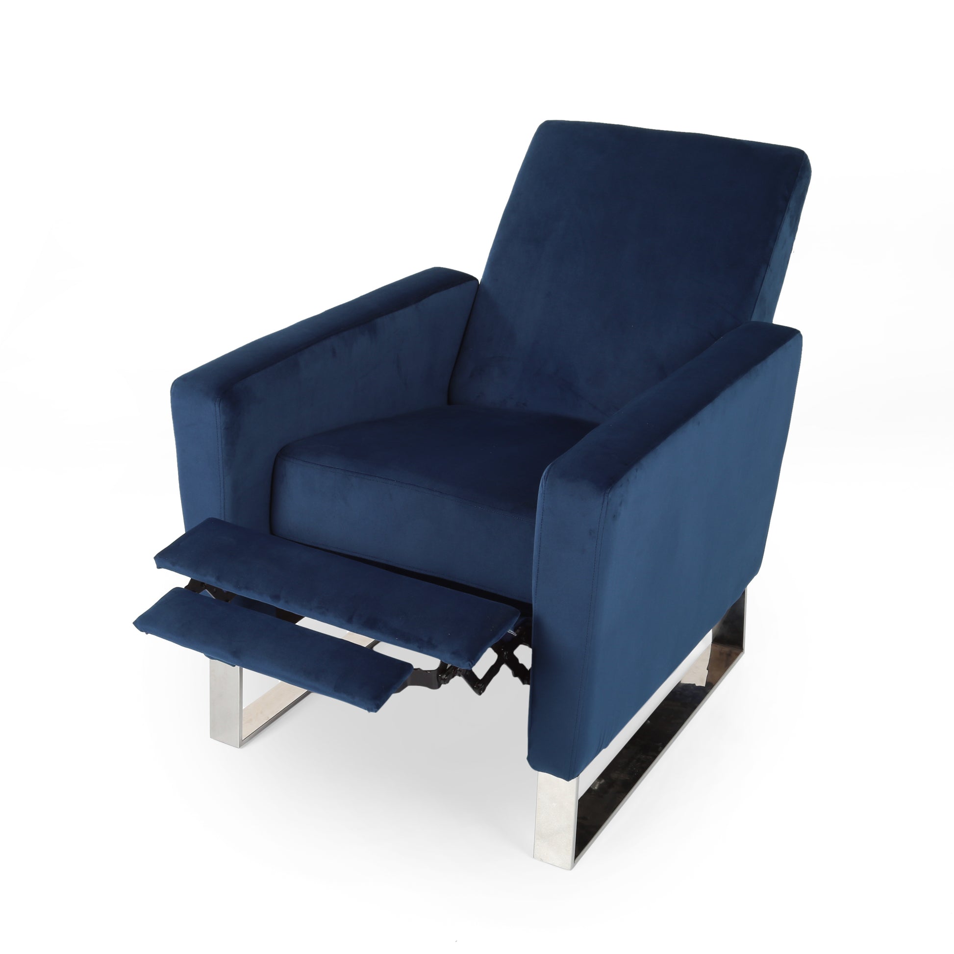 Recliner Blue Velvet