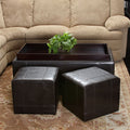 Drake Ottoman Espresso Leather