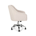 Office Chair Beige Fabric