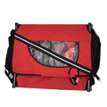 Dog Bike Trailer,Mesh Dog Cart With 3 Entrances, Safety Flag, 8 Reflectors, Folding Pet Carrier Wagon With 20 Inch Wheels, Bicycle Carrier For Medium And Small Sized Dogs Red Black Fabric Steel