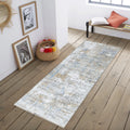 Textures Gc Art2005 Multi 2 Ft. 7 In. X 7 Ft. Area Rug White Polyester