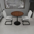 Walnut Circular Dining Table, 31.5 