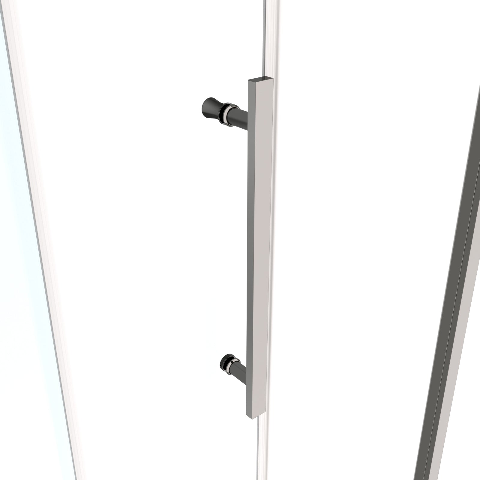 50" 54"W X 72"H Sliding Shower Door, Sliding Door, With 1 4" Tempered Glass And Polished Chrome Finish 5472 Chrome Bathroom Aluminium Alloy