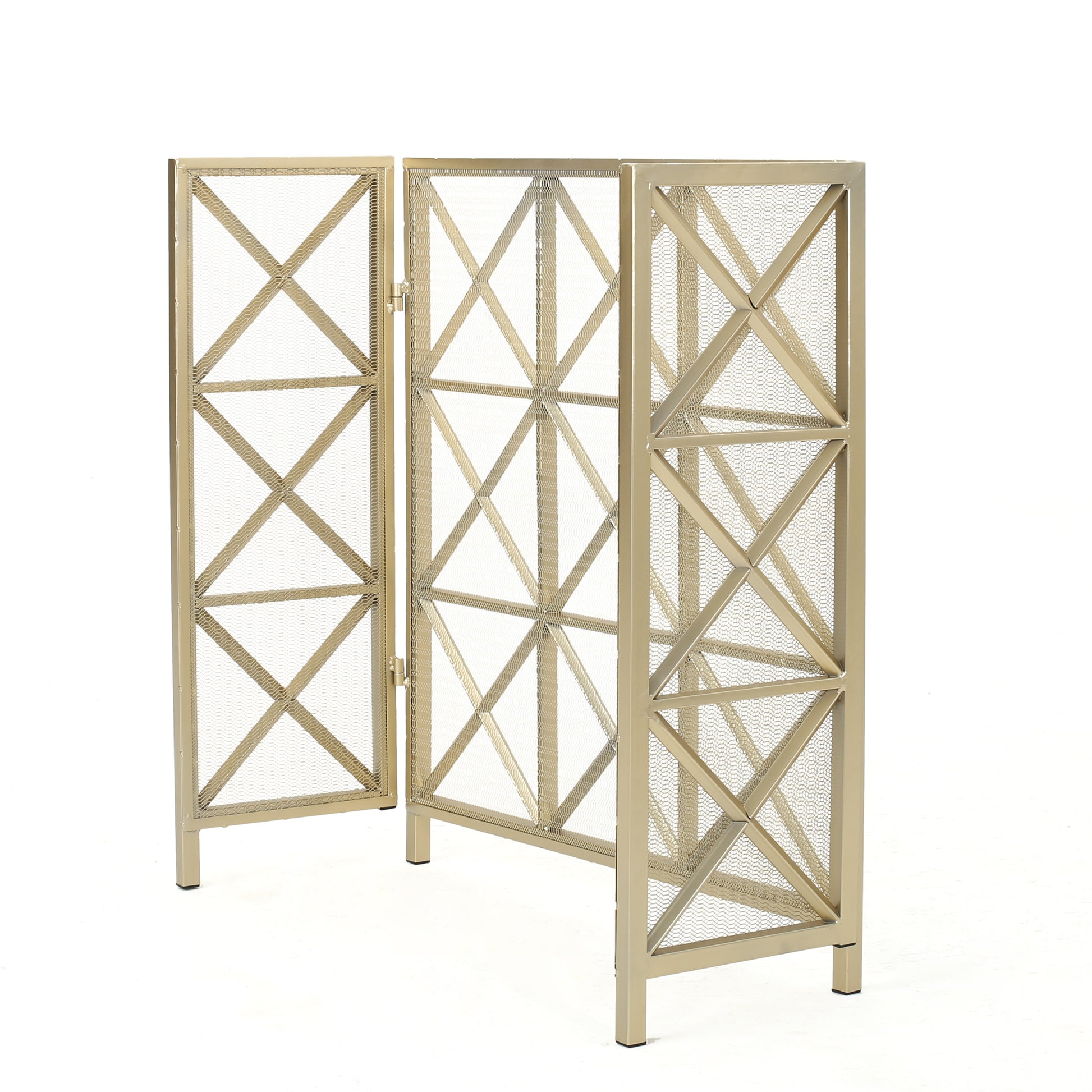 Fire Screens Gold Iron