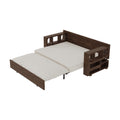 3 In 1 Convertible Sleeper Sofa Bed,Modern Velvet Loveseat Couch With Pull Out Bed,Small Beautiful Seat Futon Sofa Bed With Convertible Office Desk,Beige Beige Metal & Wood 2 Seat