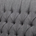One And Half Seater Recliner Charcoal Fabric