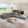 Modern Upholstered Sectional Sofa Couch Set,Modular 132