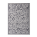 5X7 Grey Silver Oriental Non Shedding Living Room Bedroom Dining Home Office Stylish And Stain Resistant Area Rug Grey Polyester