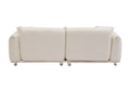 Oversized Loveseat Sofa For Living Room, Sherpa Sofa With Metal Legs, 3 Seater Sofa, Solid Wood Frame Couch With 2 Pillows, For Apartment Office Living Room Beige Beige Foam Fabric 3 Seat