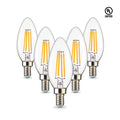 E12 Candelabra Dimmable 2700K Led Bulb Set Of 12 White Led Lighting 2700K 3000K Warm White Under 1000Lm Led Metal